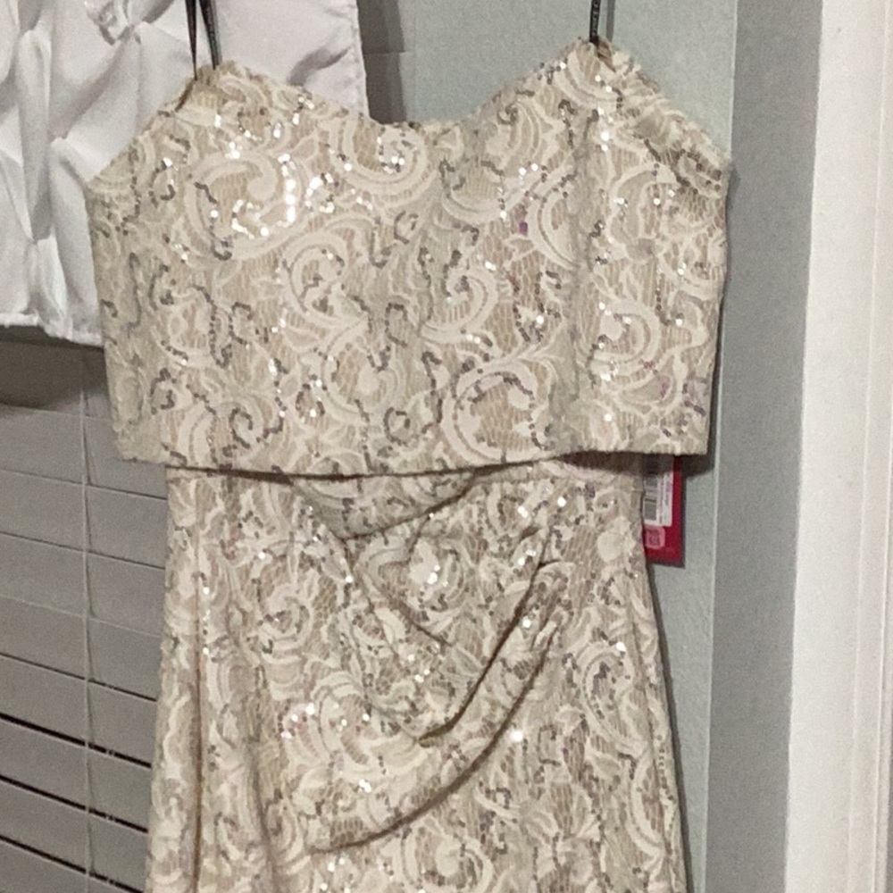Elegant Sequin Evening Gown - Picture 2 of 4